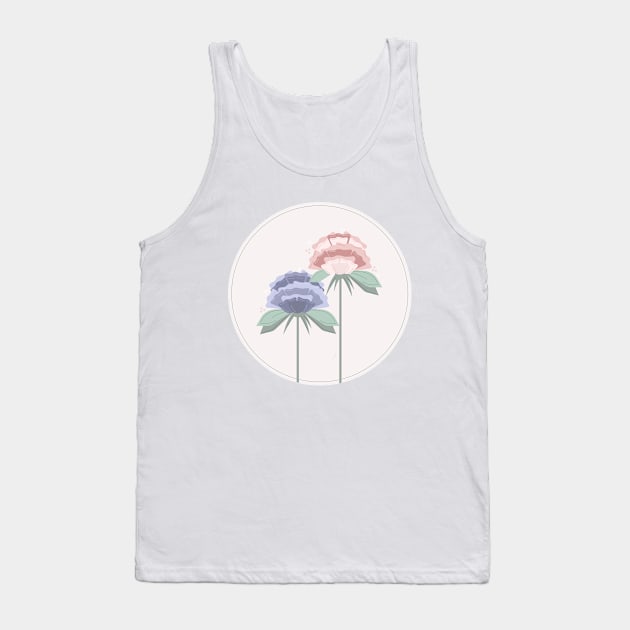 Soft Flowers Tank Top by VollkornPopcorn